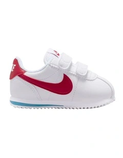 Cortez Velcro Infant Sneakers in White
