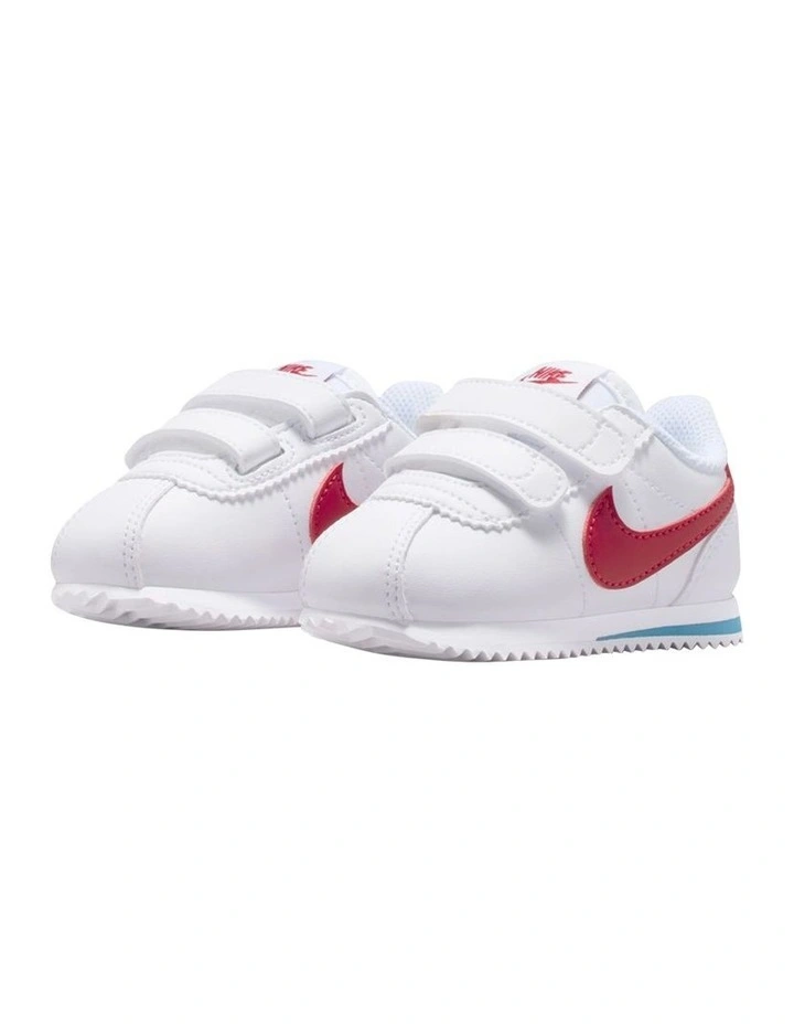 Cortez Velcro Infant Sneakers in White image 4