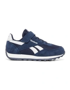 Reebok Glide Low Elastic And Top Strap Sneakers In Navy