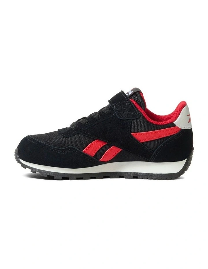 Reebok Glide Low Elastic & Top Strap Sneakers In Black image 2