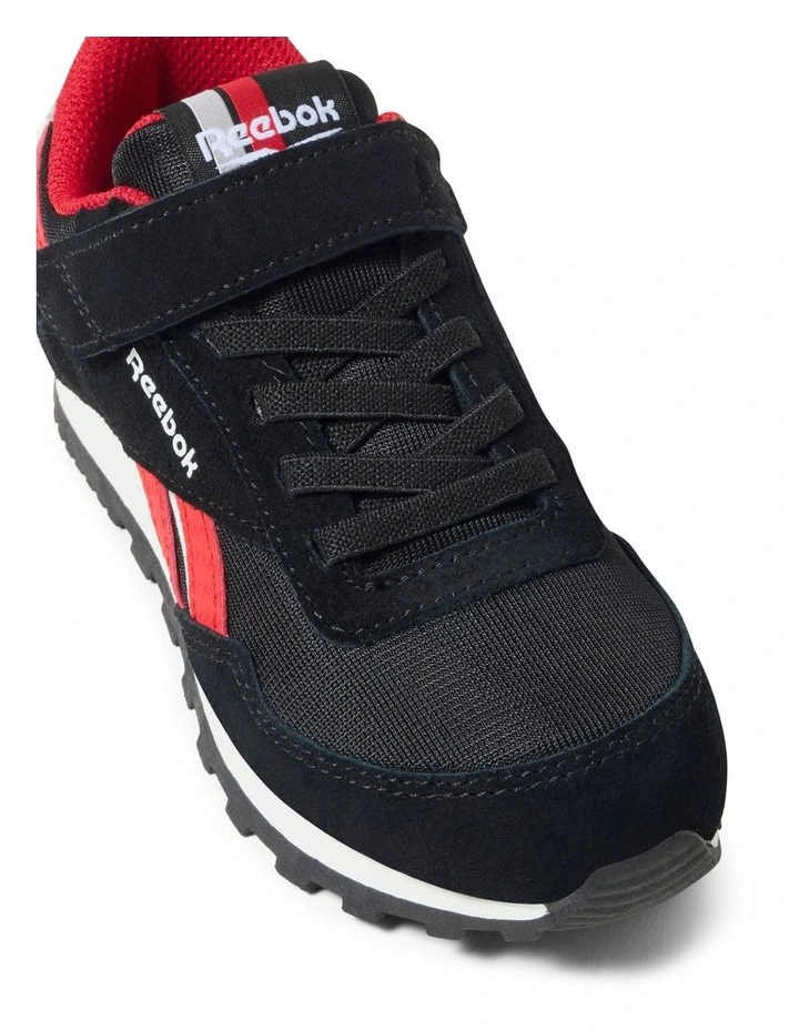 Reebok Glide Low Elastic & Top Strap Sneakers In Black image 4
