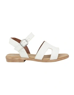 Poppy Sandals In White
