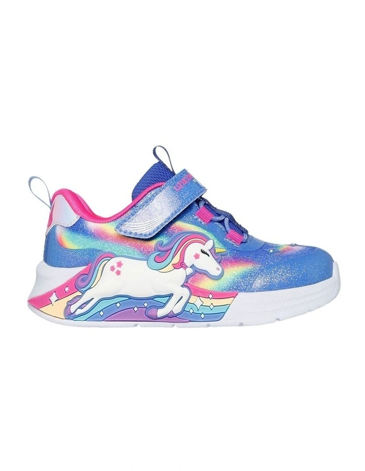 Unicorn Chaser Infant Sneakers in Blue image 1