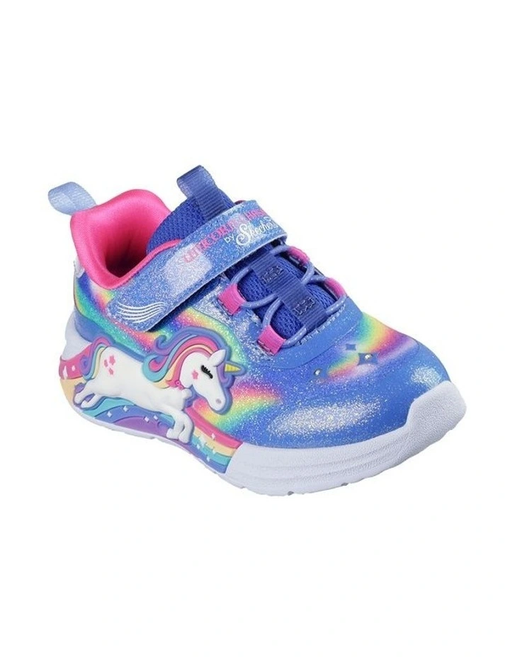 Unicorn Chaser Infant Sneakers in Blue image 4