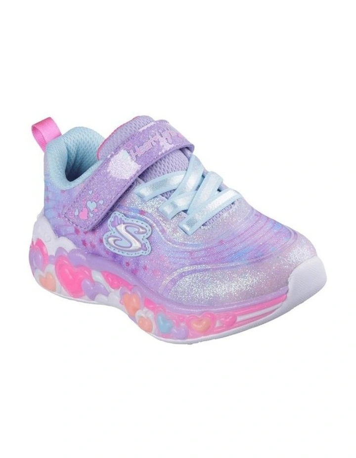 Eternal Heart Lights Sneakers in Lavender image 2