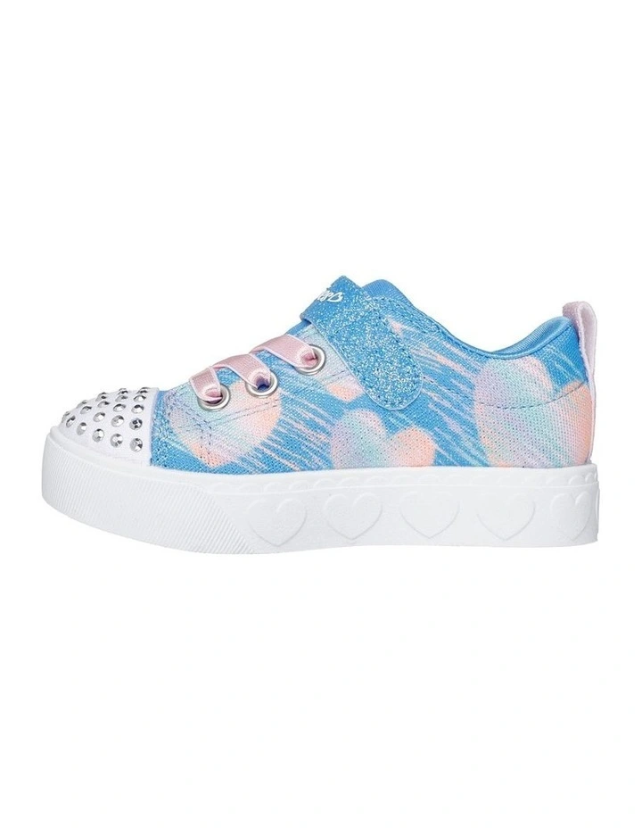 Twinkle Toes Heart Steps Infant Sneakers in Blue image 2