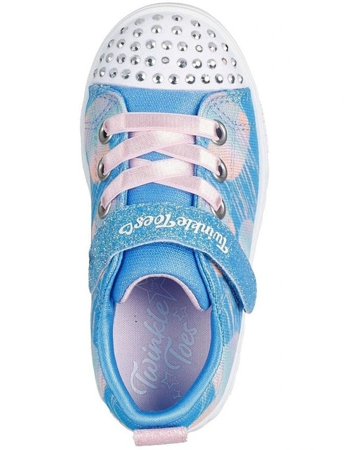 Twinkle Toes Heart Steps Infant Sneakers in Blue image 3