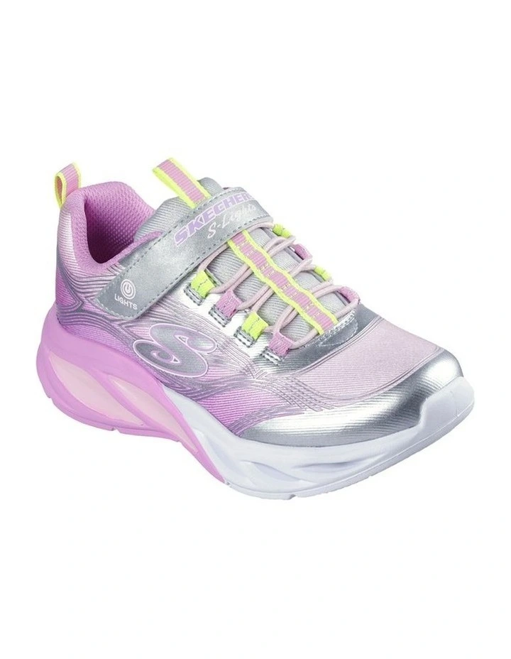 Cosmic Glow Youth Sneakers in Silver image 4