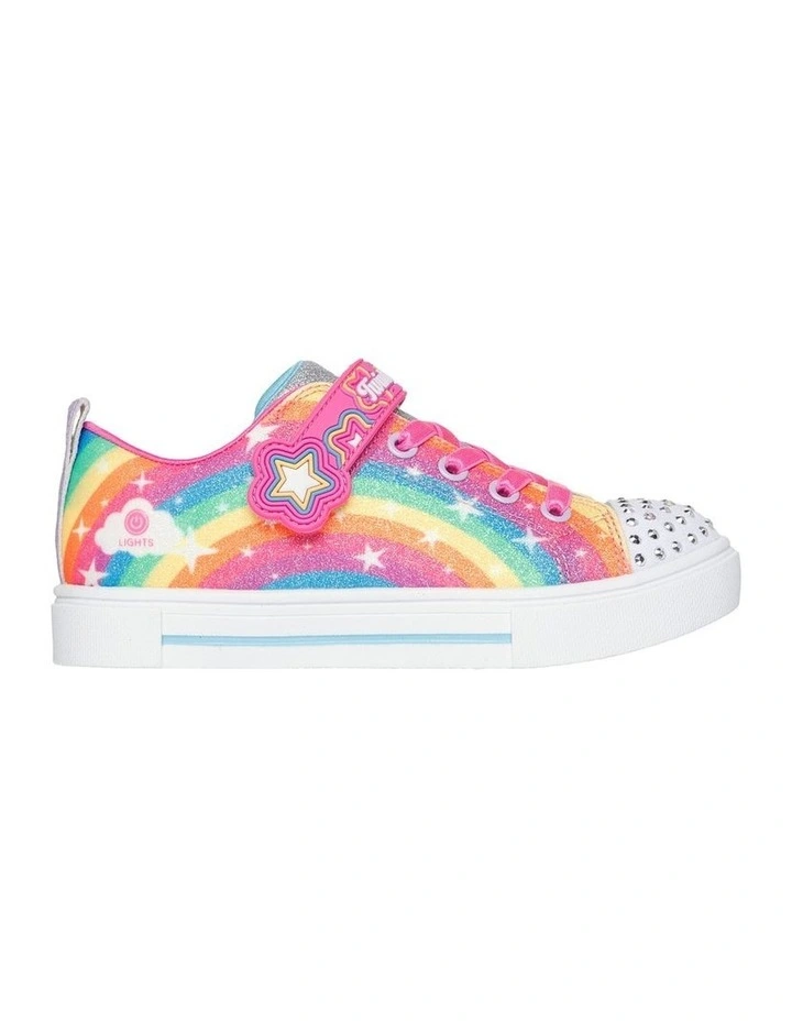 Twinkle Toes Sparks Rainbow Sneakers in Multi image 1