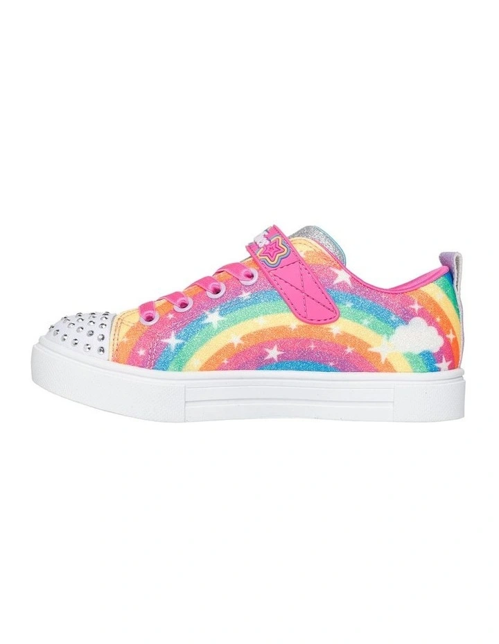 Twinkle Toes Sparks Rainbow Sneakers in Multi image 2