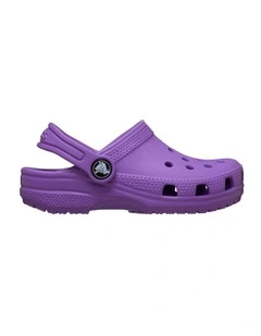 Classic Clog Beach Sandals in Purple