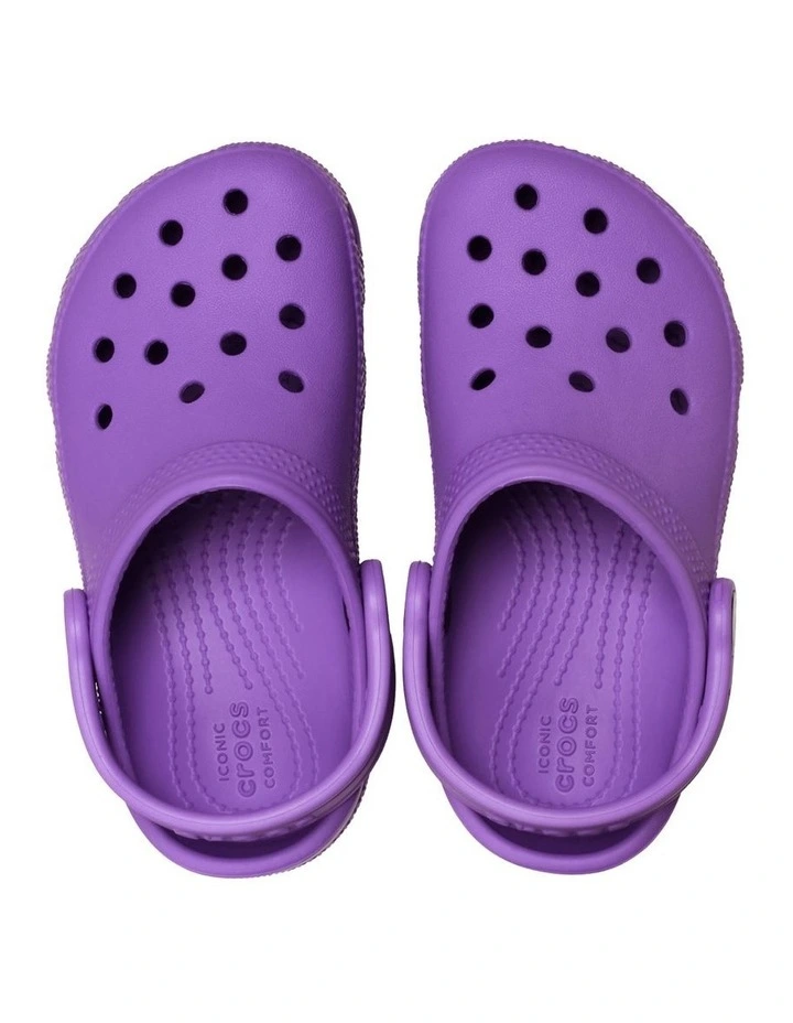 Classic Clog Beach Sandals in Purple image 2