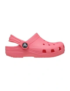Classic Clog Infant Beach Sandals in Coral