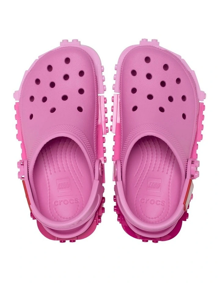Lego Classic Clog Youth Beach Sandals in Pink image 3