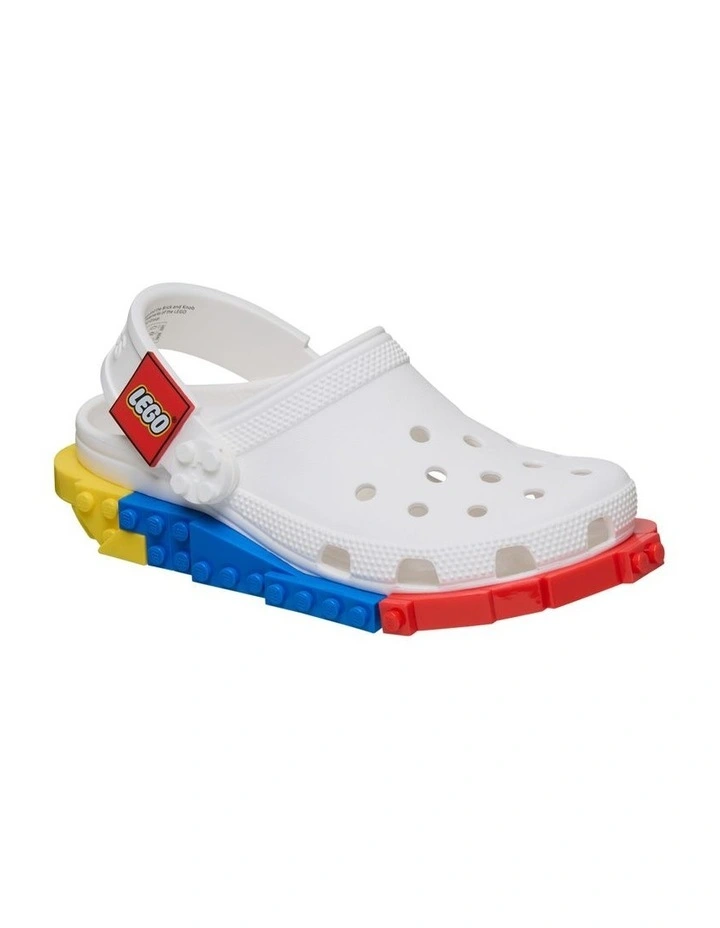 Lego Clog Youth Beach Sandals in White image 4