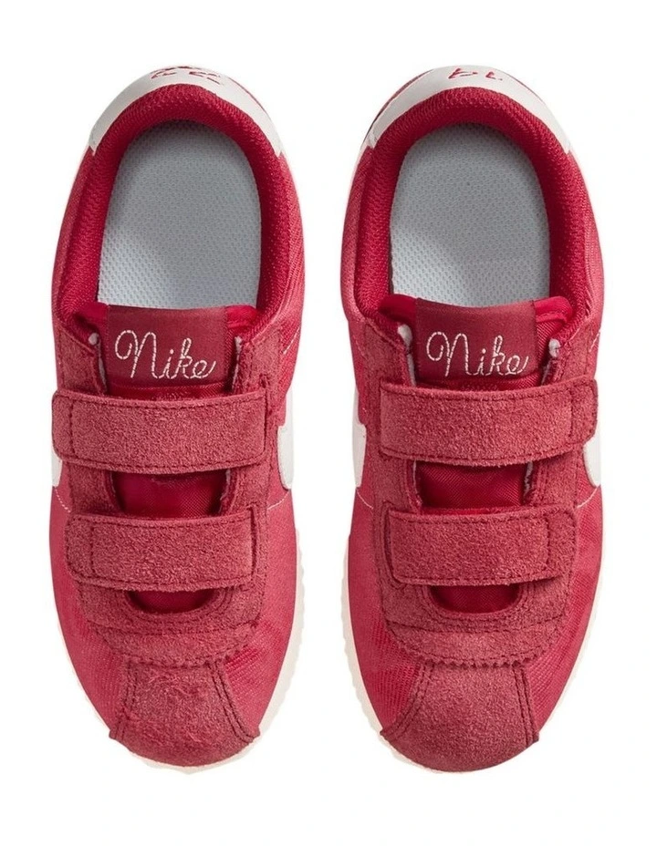 Cortez Pre-School Sneakers In Crimson image 3