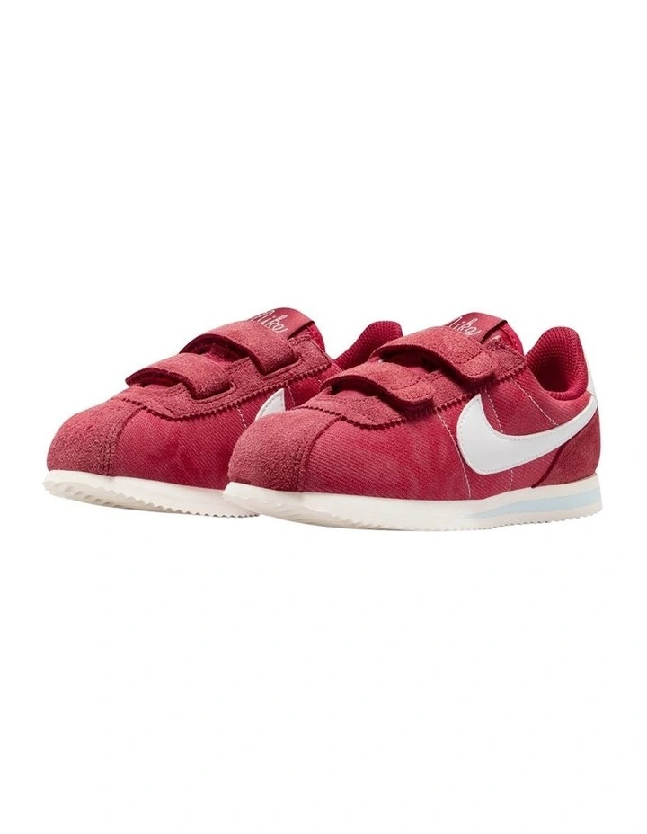 Cortez Pre-School Sneakers In Crimson image 4