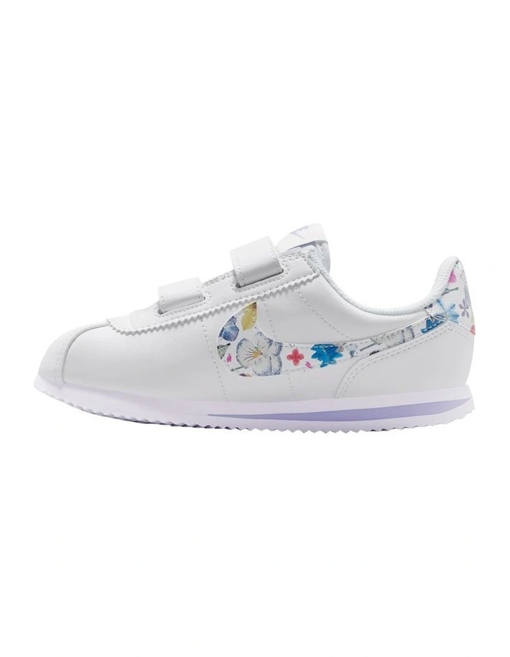 Cortez Pre-School Sneakers In White image 2