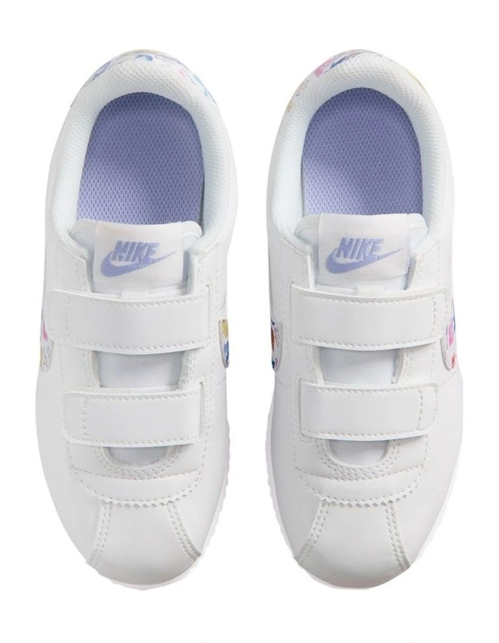 Cortez Pre-School Sneakers In White image 3