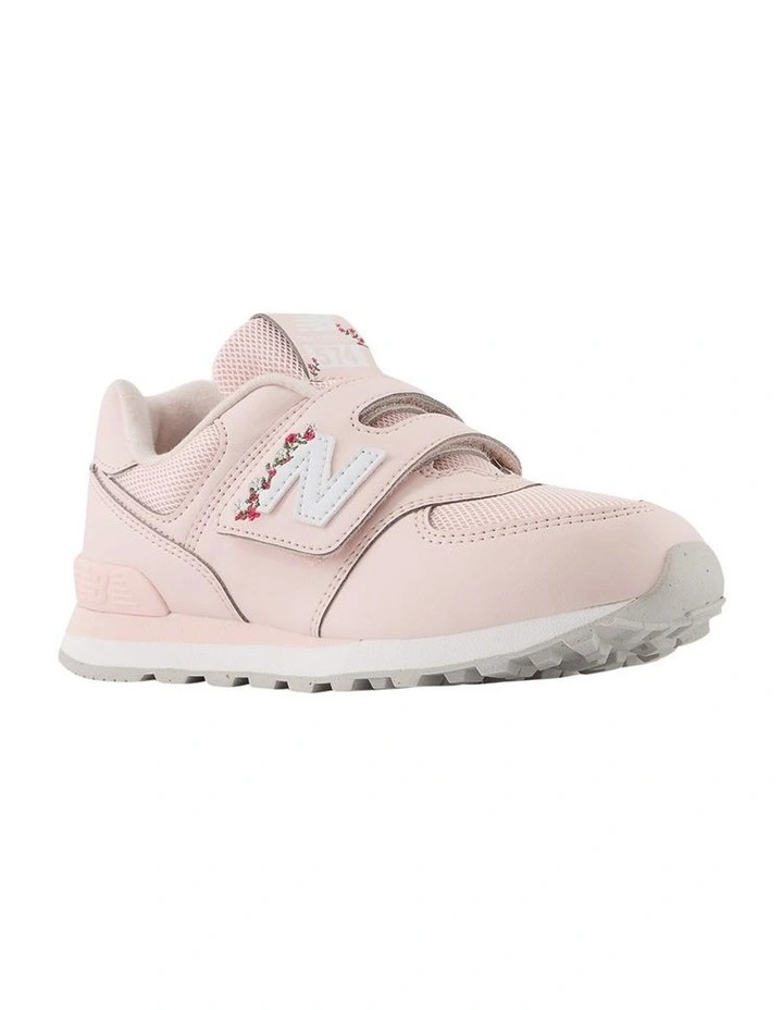574 V1 Self-Fastening Strap Pre-School Sneakers In Lt Pink image 4