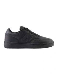 B480 Black Grade School Sneakers in Black