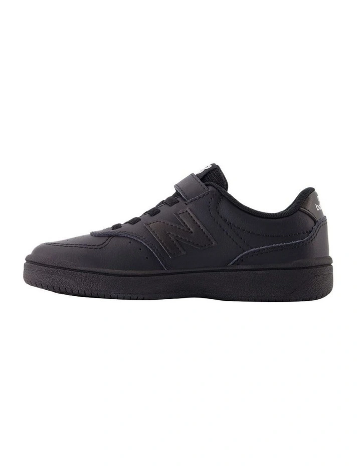 B80 Black Pre-School Sneakers in Black image 2