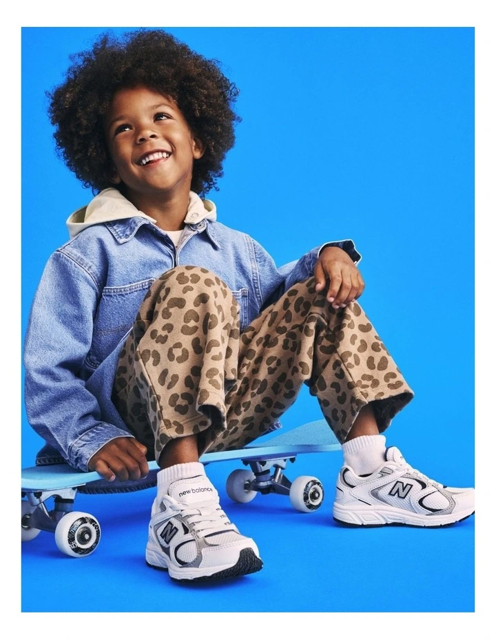 408 El Pre-School Sneakers in White image 5