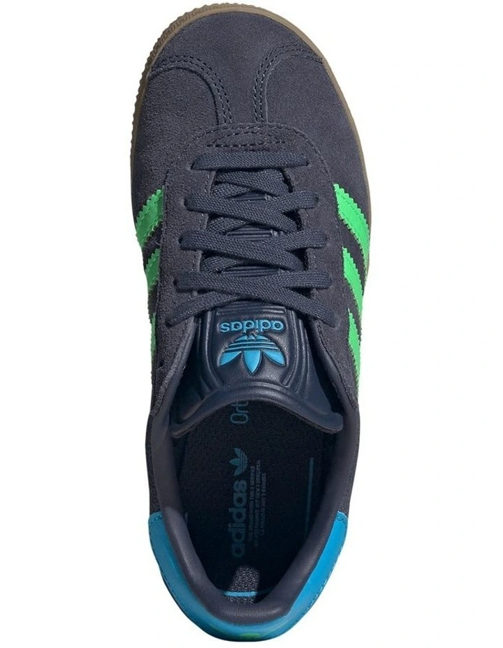 Gazelle Pre-School Sneakers In Dark Navy image 3