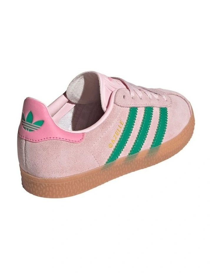 Gazelle Pre-School Sneakers in Light Pink image 5