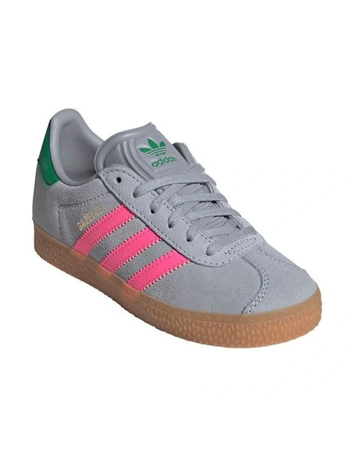 Gazelle Pre-School Sneakers In Grey image 4