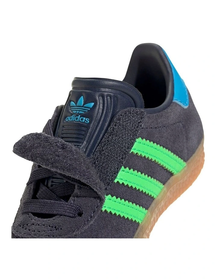 Gazelle Cf Elastic Lace Infant Sneakers In Dark Navy image 4