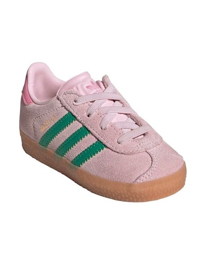 Gazelle Cf Elastic Lace Infant Sneakers in Light Pink image 4