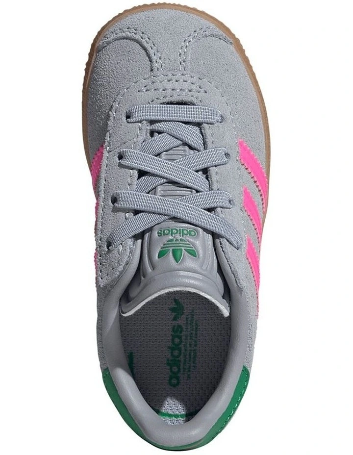 Gazelle Cf Elastic Lace Infant Sneakers In Grey image 3