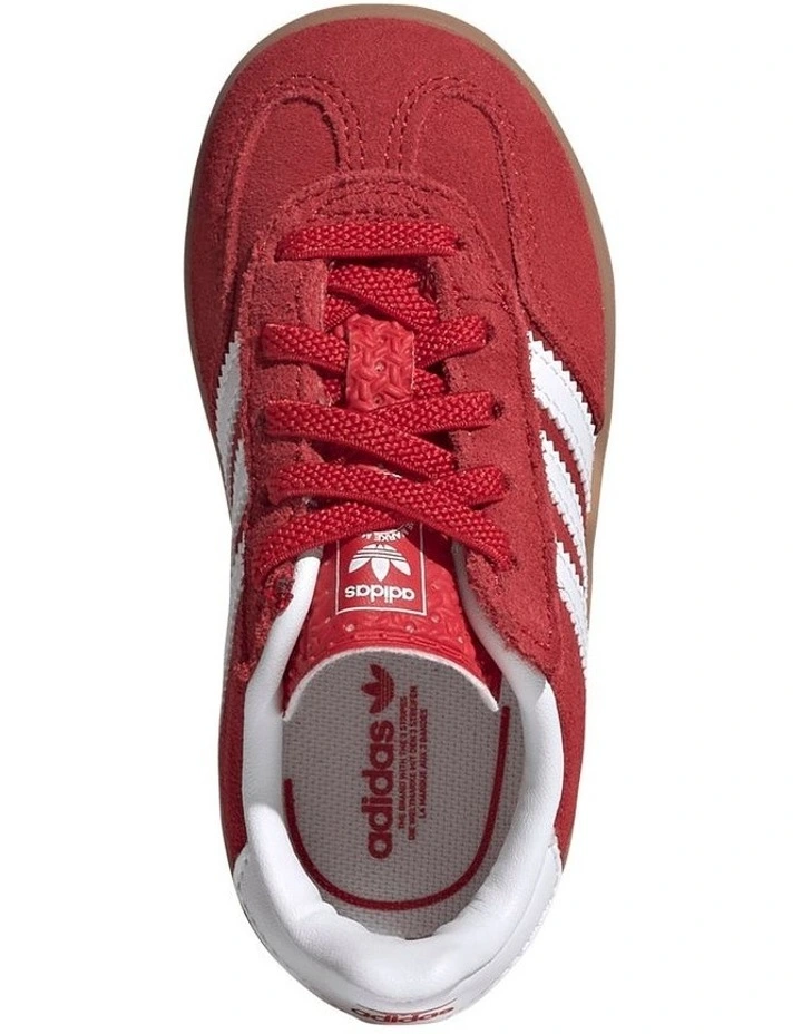 Gazelle Indr Infant Sneakers In Red image 3