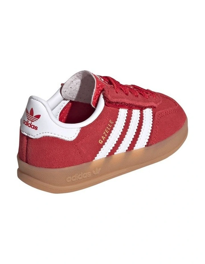 Gazelle Indr Infant Sneakers In Red image 5