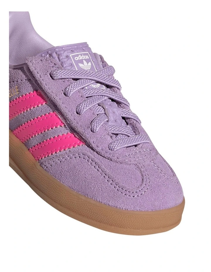 Gazelle Indoor Cf Elastic Lace Infant Sneakers In Lilac image 4