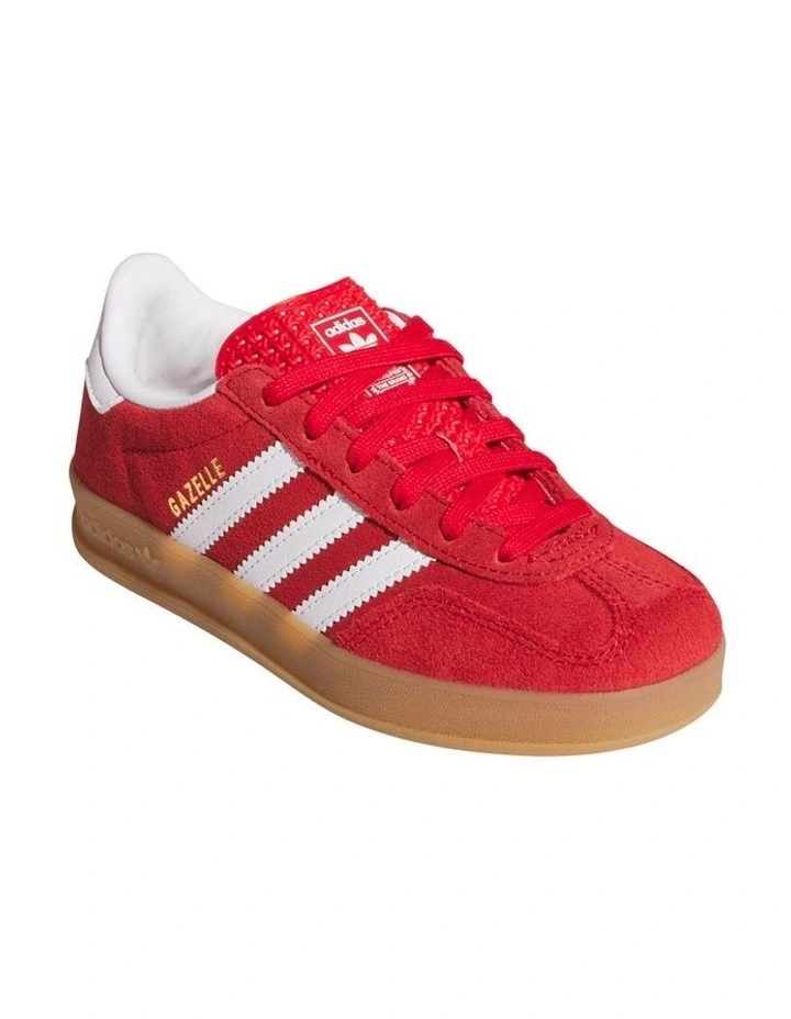 Gazelle Indr Pre-School Sneakers In Red image 4