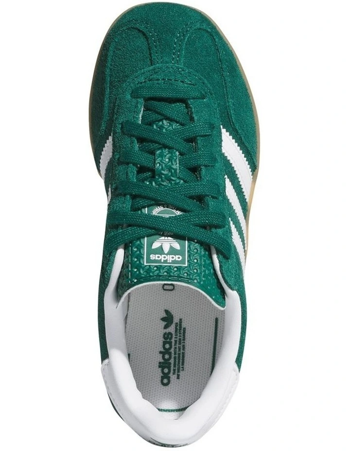 Gazelle Indr Pre-School Sneakers In Dark Green image 3