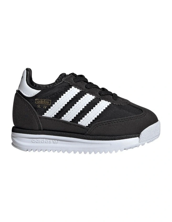 Sl72 Rs Elastic Lace Infant Sneakers In Blk/White image 1