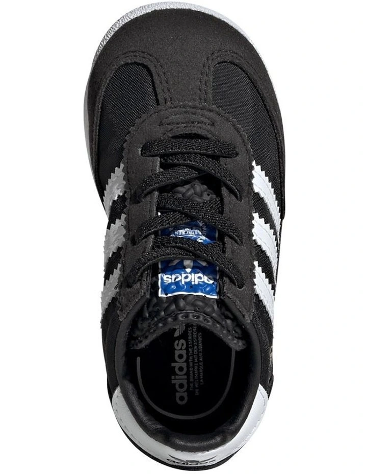 Sl72 Rs Elastic Lace Infant Sneakers In Blk/White image 3