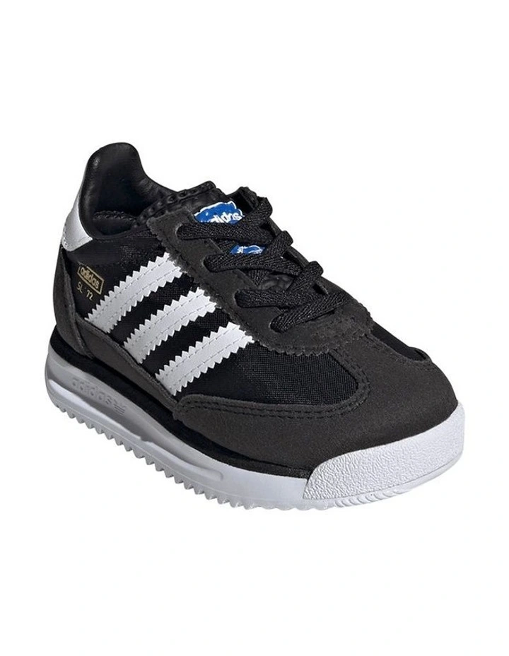 Sl72 Rs Elastic Lace Infant Sneakers In Blk/White image 4