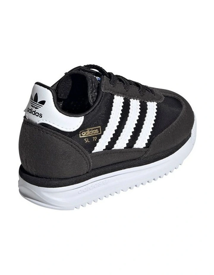Sl72 Rs Elastic Lace Infant Sneakers In Blk/White image 5