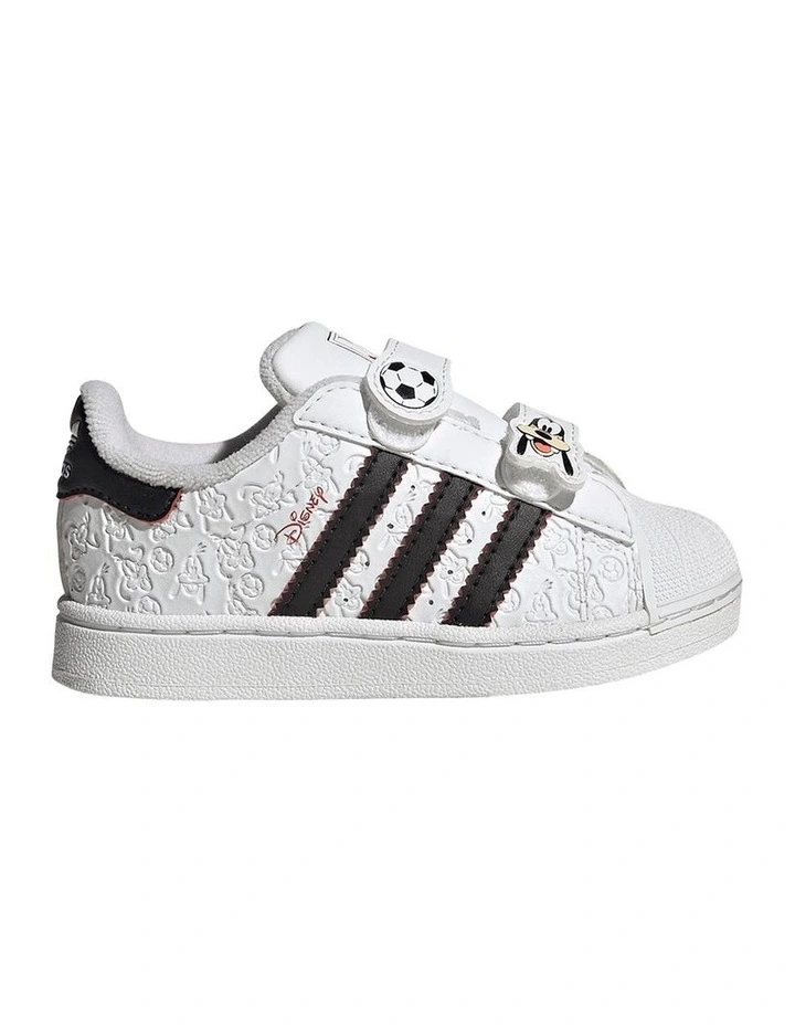 Superstar Ii Goofy Self-Fastening Infant Sneakers In Blk/White image 1