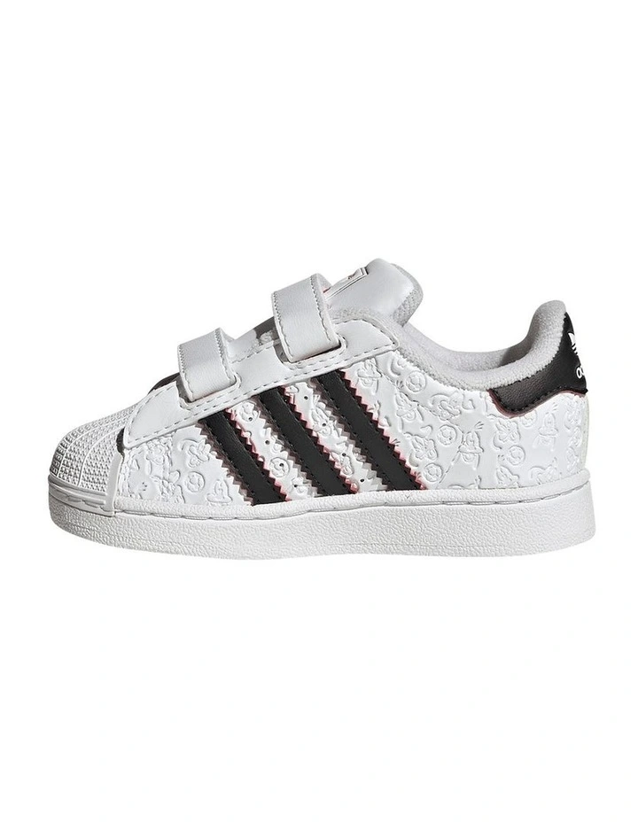 Superstar Ii Goofy Self-Fastening Infant Sneakers In Blk/White image 2
