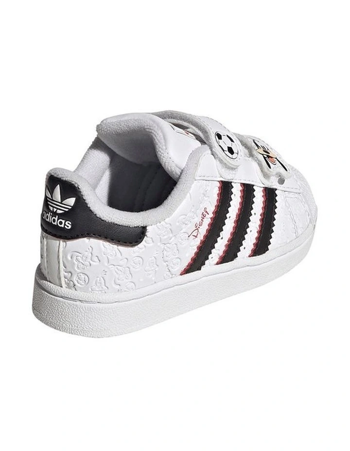 Superstar Ii Goofy Self-Fastening Infant Sneakers In Blk/White image 6