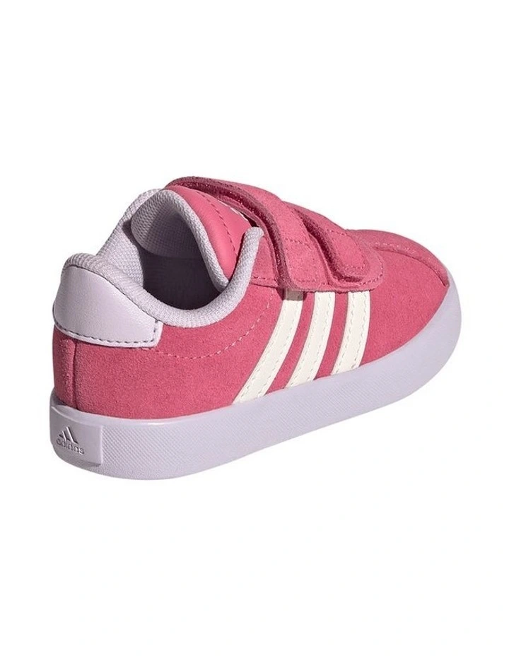 VL Court 3.0 Self-Fastening Infant Sneakers in Pink image 5