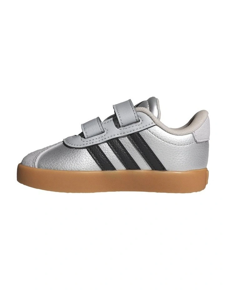 Vl Court 3.0 Self-Fastening Infant Sneakers Silver image 2