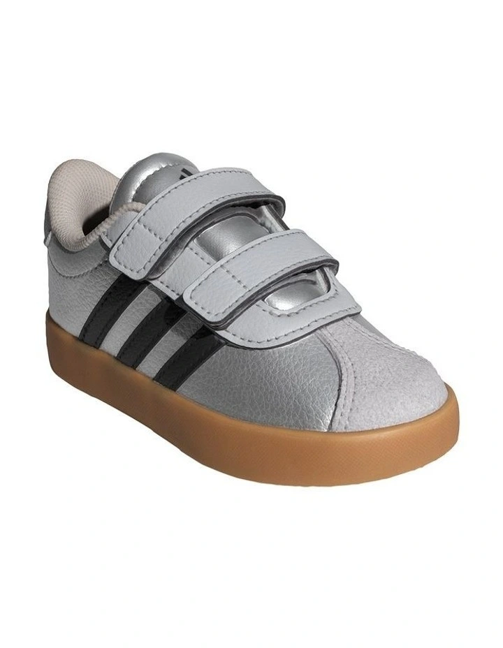 Vl Court 3.0 Self-Fastening Infant Sneakers Silver image 4