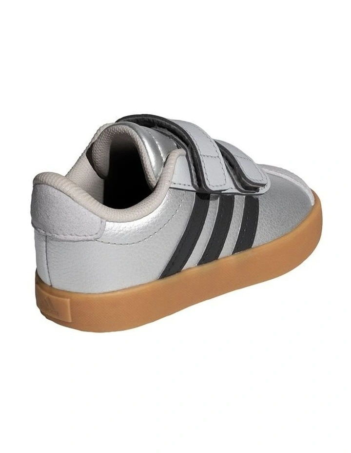 Vl Court 3.0 Self-Fastening Infant Sneakers Silver image 5