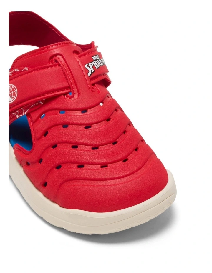 Spiderman Beach Sandal in Ruby image 4